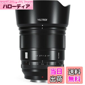 �y���������zViltrox AF �P�œ_�����Y XF �p X�}�E���g �F�F�u���b�N�A�T�C�Y�FAF 27mmF1.2
