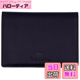 【送料無料】[ポールスミス] セット品/名入れ可 オンライン限定 パスケース 牛革 革 レザー メンズ ギフト プレゼント ケアクロス付き 843774 P040 色：ネイビー、サイズ：名入れなし