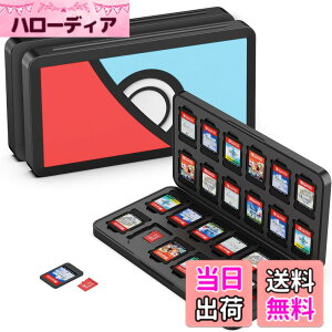 �y���������zGeeRic 24�� �Q�[���J�[�h ���[�{�b�N�X �X�C�b�` �Ή� �\�t�g�P�[�X 24��Micro SD �������[�J�[�h ���[�� Switch/Switch Lite/Switch OLED ���f���Ή� �R���p�N�g ���^ �y�� �h�o �����^ ����