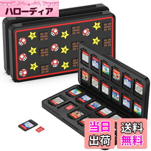 �y���������zGeeRic 24�� �Q�[���J�[�h ���[�{�b�N�X �X�C�b�` �Ή� �\�t�g�P�[�X 24��Micro SD �������[�J�[�h ���[�� Switch/Switch Lite/Switch OLED ���f���Ή� �R���p�N�g ���^ �y�� �h�o �����^ ����