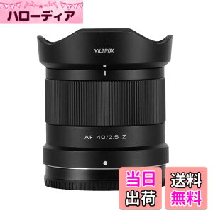 �y���������zViltrox AF �P�œ_�����Y �j�R�� Z�}�E���g �F�F�u���b�N�A�T�C�Y�FAF 40mmF2.5