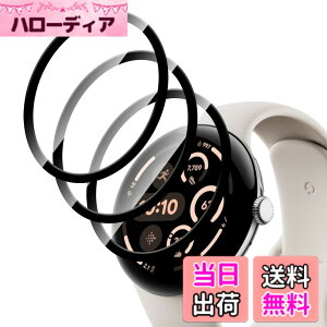 �y���������zGreerass �t�B���� �����ߗ� �d�x9H �w��h�~ �T�C�Y�FGoogle Pixel Watch 3 45mm �Ή� �ی�t�B����