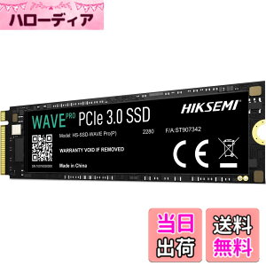 �y���������zHIKSEMI SSD M.2 2280 NVMe PCIe Gen3x4 3D TLC NAND �Q�[�~���OPC/�m�[�g�p�\�R���Ή� 5�N �T�C�Y�F512GB