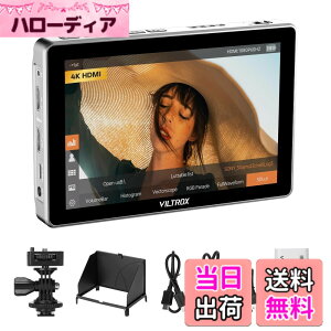 �y���������zVILTROX 7�C���` �J���� �t�B�[���h���j�^�[ �^�b�`�X�N���[�� �r�f�I�J���� �O�����j�^�[ 4K HDMI �o���� 3D LUT RGB�g�` �T���V�F�[�h�t�[�h�ƃo�b�e���[ �t�� �F�F�u���b�N///�z���C