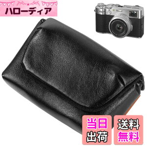 �y���������zYullmu �f�W�J���P�[�X �R���f�W�P�[�X RICOHGR3 GR3x GR2 / rx100 / DSC-RX100M7 / ZV1 / XF10�ȂǓK�p �J�����P�[�X���^ PU���U�[ �}�O�l�b�g�J�� �F�FL-�u���b�N�A�T�C�Y�F14.5 x 10 x 4 cm (�O��) / 