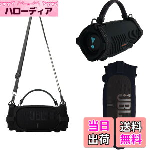 �y���������zFor JBL Charge 6 Bluetooth �|�[�^�u���X�s�[�J�[ �p �P�[�X �J�o�[�yHUKWIMO�z�V���R���P�[�X + �V�����_�[�X�g���b�v �L�Y�h�~ �ϏՌ� �y�� �_��݌v �g�ѕ֗� ���G��D�ǁi�u���b�N�j
