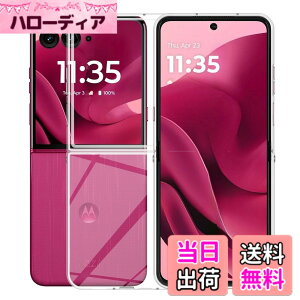 �y���������zFor Motorola moto Razr 60 Ultra �P�[�X �N���A PC�f�� �ϏՌ� �Ռ��z�� �S�ʕی� ���^ �y�� Greerass �ی�P�[�X �\�t�g�J�o�[ ����~�� ���΂ݖh�~ �w��h�~ ���� �ϋv �C���X�g�[���ȒP 