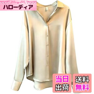 �y���������z[JINJUDUO] ���f�B�[�X �T�e�� �u���E�X ���� �t�H�~ UV�J�b�g �ʋ� �I�t�B�X ������� ���ꊴ ���g�� �f�U�C�� �u���E�X �g�b�v�X �F�Fapricot�A�T�C�Y�FXL