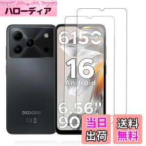 �y���������z�y2���Z�b�g�zFor DOOGEE Note56 / Note56 Plus / Note56 Pro / Note56X / Note56X Pro�p �t�B���� �K���X�t�B���� KONXISA 6.56�C���` �X�}�[�g�t�H���̃X�N���[���v���e�N�^�[ ���{���Ɏq�f�� 99�� ��