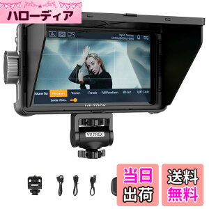 �y���������zVILTROX 5.5�C���` 1200nits �J���� �t�B�[���h���j�^�[ �^�b�`�X�N���[�� 4Kp30 HDMI �J���� ���j�^�[ DC-550 7�C���` DC-A1 �F�F�u���b�N�A�T�C�Y�F5.5�C���` DC-550
