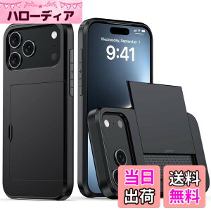 �y���������zfor iPhone 16 / iPhone 17 Pro �K�p �P�[�X �J�[�h���[ �w�� �蒠�^ �A�C�t�H�� 16/17 �P�[�X �J�[�h���� �ČRMIL�K�i �ϏՌ��ŋ� iphone17 �g�уP�[�X �����h�~ �S�ʕی� �w��h�~ ��ʃ���
