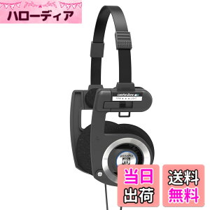 �y���������zKoss PortaPro On Ear Headphones with �P�[�X (Black) �y���s�A���i�z �F�F�u���b�N