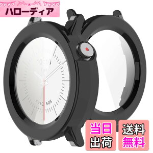 �y���������zBUITFOU For CMF Watch 3 Pro �J�o�[ CMF by Nothing Watch 3 Pro �P�[�X�Ή� �����^ PC+�K���X�f�� ��̌^ �S�ʕی� �����ȒP �ϏՌ� �����ߗ� �w��h�~ ���h�~�i�u���b�N�j �F�F�u���b�N