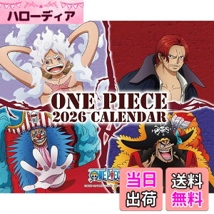 �y���������z���f�A�j���[�V���� ��� ONE PIECE 2026�N�J�����_�[ 16x20 CL-013 �F�F�J���[