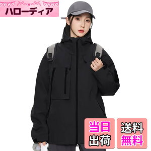 �y���������z[Muxuryee] �}�E���e���p�[�J�[ ���f�B�[�X �A�E�g�h�A�W���P�b�g �E�C���h�u���[�J�[ �o�R �L�����v �ނ� �h�� ���� �F�F�u���b�N�A�T�C�Y�F2XL