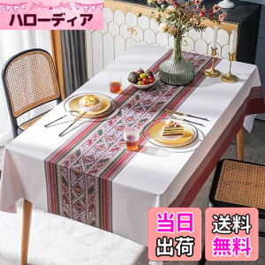 �y���������zForhomelife �e�[�u���N���X �r�j�[�� ������� PVC�� ���� �k�� �e�[�u���J�o�[ �h�� �h�� ����h�~ �ϋv �ϔM ����ɂ��� ���� �F�F�z���C�g�E���b�h�A�T�C�Y�F140x220cm