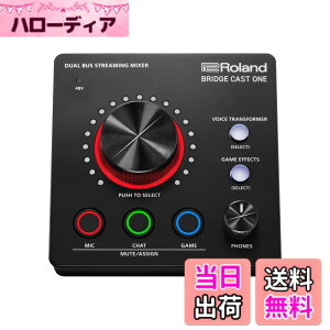 �y���������z���[�����h Roland/BRIDGE CAST ONE/�Q�[�~���ODAC�A���v/�I�[�f�B�I�C���^�[�t�F�[�X/�z�M/�Q�[�~���O�~�L�T�[/Mac/Windows / PS5 / �{�C�`�F��/�u���b�W�L���X�g ����/BRC-ONE �F�F�u���b�N