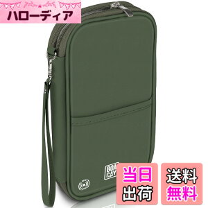 �y���������z[BOACAY] RFID�t���g���x���h�L�������g�I�[�K�i�C�U�[�A�t�@�~���[�p�X�|�[�g�z���_�[�A�����ƒj���p���z �F�FOlive Green�A�T�C�Y�F�t���[�T�C�Y