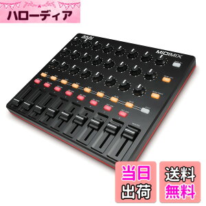 �y���������zAKAI Professional USB MIDI�R���g���[���[�~�L�T�[ �R���p�N�g �|�[�^�u�� DAW�R���g���[���[ 24�̃m�u 16�̃{�^�� 9�{�̃t�F�[�_�[ Ableton Live Lite�t�� MIDI MIX