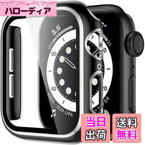 �y���������zAIYYXX Apple Watch �P�[�X 40mm 41mm 44mm 45mm 49mm �Ή��L�Y�h�~ �y�� �����^ �֗��ȏ[�d �S�ʕی� apple watch �p �J�o�[ �A�b�v���E�H�b�` �J�o�[ ultra2/ultra/se2/se/9/8/7/6/5/4 �Ή� �F�F�u���b�N&