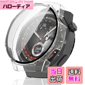 �y���������zAIYYXX AIYYXX HUAWEI(�t�@�[�E�F�C) WATCH GT 4 46mm �J�o�[ HUAWEI WATCH GT 4 46mm �P�[�X PC�f�� �J�o�[ �t�@�[�E�F�C WATCH GT 4 46mm �J�o�[ �K���X�t�B������̌^ �S�ʕی� ��d�\�� �h�o ���{ �F
