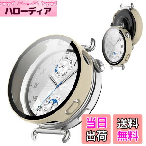 �y���������zAIYYXX Huawei Watch GT5 Pro 46mm �P�[�X �K���X�t�B����+PC�t���[�� ��̌^ �t�@�[�E�F�C gt5 pro �Ή� �����ߗ� �L�Y�h�~ �w��h�~ �ȒP�Ɏ��t���E�� �S�ʕی� �P�[�X�i�u���b�N�j �F�F