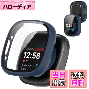 �y���������zAIYYXX For Fitbit sense2 /Fitbit versa4 �J�o�[ 3D���p�G�b�W �����^ PC+�K���X�f�� ��̌^ Fitbit sense2 /Fitbit versa4 �P�[�X �Ή� �����[�d�\ �[�d�⏕��t�� �����ߗ� �L�Y�h�~ �w��h�~ ��
