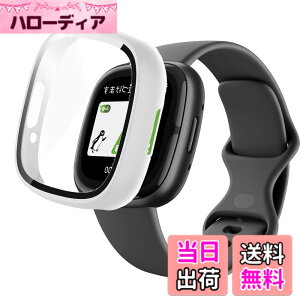 �y���������zAIYYXX For Fitbit sense2 /Fitbit versa4 �J�o�[ 3D���p�G�b�W �����^ PC+�K���X�f�� ��̌^ Fitbit sense2 /Fitbit versa4 �P�[�X �Ή� �����[�d�\ �[�d�⏕��t�� �����ߗ� �L�Y�h�~ �w��h�~ �� 