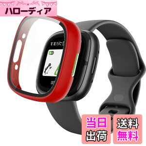 �y���������zAIYYXX For Fitbit sense2 /Fitbit versa4 �J�o�[ 3D���p�G�b�W �����^ PC+�K���X�f�� ��̌^ Fitbit sense2 /Fitbit versa4 �P�[�X �Ή� �����[�d�\ �[�d�⏕��t�� �����ߗ� �L�Y�h�~ �w��h�~ ��