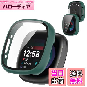 �y���������zAIYYXX For Fitbit sense2 /Fitbit versa4 �J�o�[ 3D���p�G�b�W �����^ PC+�K���X�f�� ��̌^ Fitbit sense2 /Fitbit versa4 �P�[�X �Ή� �����[�d�\ �[�d�⏕��t�� �����ߗ� �L�Y�h�~ �w��h�~ �� 
