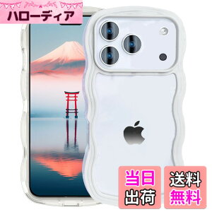 �y���������zAVETUL iPhone 17 Pro Max �P�[�X �N���A �E�F�[�u �A�C�t�H��17�v���}�b�N�X�P�[�X �؍� ���˂��� ������� ���΂݂Ȃ� ���킢�� �\�t�gTPU ����~�� ���^ �y�� 2�C��1 iPhone 17 Pro Max �X�}