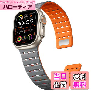 �y���������z[Bandletic] �A�b�v���E�H�b�`�p�� �o���h �}�O�l�b�g - �� ����Ȃ� �X�|�[�c�o���h�ʋC�� �h�� �y�� 2�F�f�U�C�� �����o���h �F�F�O���[�I�����W�A�T�C�Y�F44/45/46/49/42mm(Series3)