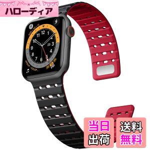 �y���������z[Bandletic] �A�b�v���E�H�b�`�p�� �o���h �}�O�l�b�g - �� ����Ȃ� �X�|�[�c�o���h�ʋC�� �h�� �y�� 2�F�f�U�C�� �����o���h �F�F�u���b�N���b�g�A�T�C�Y�F44/45/46/49/42mm(Series3)