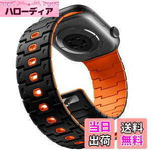 �y���������z[Bandletic]�A�b�v���E�H�b�`�p �o���h - Apple Watch�Ή��o���h N52���͎��Γ��� �y�ʃV���R���f�� �h���h�o ���g�����_���f�U�C�� 49mm/46mm/45mm/44mm/42mm/41mm/40mm/38mm �Ή� 5.5-8.3�C���`����