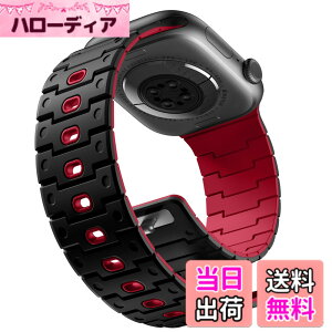 �y���������z[Bandletic]�A�b�v���E�H�b�`�p �o���h - Apple Watch�Ή��o���h N52���͎��Γ��� �y�ʃV���R���f�� �h���h�o ���g�����_���f�U�C�� 49mm/46mm/45mm/44mm/42mm/41mm/40mm/38mm �Ή� 5.5-8.3�C���`����