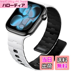 �y���������z[Bandletic] �A�b�v���E�H�b�`�p �o���h - N54���΃o���h �}�O�l�b�g���V���R�� �j�����p �X�|�[�c�p �y�� Series11/10/9/Ultra3/SE3/8/7/6/5/4/3/1�p �F�F�z���C�g/�u���b�N�A�T�C�Y�F38/40/41/42m