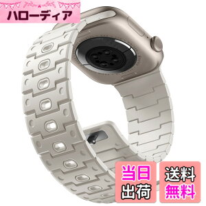 �y���������z[Bandletic]�A�b�v���E�H�b�`�p �o���h - Apple Watch�Ή��o���h N52���͎��Γ��� �y�ʃV���R���f�� �h���h�o ���g�����_���f�U�C�� 49mm/46mm/45mm/44mm/42mm/41mm/40mm/38mm �Ή� 5.5-8.3�C���`����