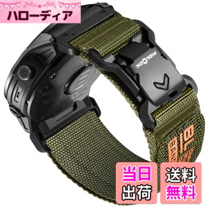 �y���������z[Bandletic]�K�[�~�� �x���g-26mm Fidlock���C�o�b�N�� �����i�C������ �y�ʁE�ʋC�E������ Fenix 8/7X/7X Pro/6X/6X Pro/Epix Pro/Instinct 2X/Quatix 3/Enduro/1/2/3/Descent Mk3i�Ή� �X�|�[�c �����p�o���h 