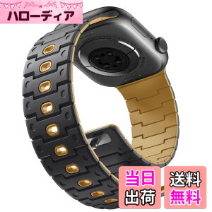 �y���������z[Bandletic]�A�b�v���E�H�b�`�p �o���h - Apple Watch�Ή��o���h N52���͎��Γ��� �y�ʃV���R���f�� �h���h�o ���g�����_���f�U�C�� 49mm/46mm/45mm/44mm/42mm/41mm/40mm/38mm �Ή� 5.5-8.3�C���`����