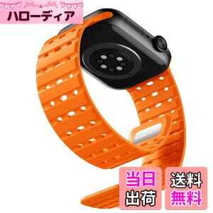 �y���������z[Bandletic] �A�b�v���E�H�b�`�p�� �o���h �}�O�l�b�g - �� ����Ȃ� �X�|�[�c�o���h�ʋC�� �h�� �y�� 2�F�f�U�C�� �����o���h �F�F�I�����W�A�T�C�Y�F38/40/41/42mm(Series11/10)
