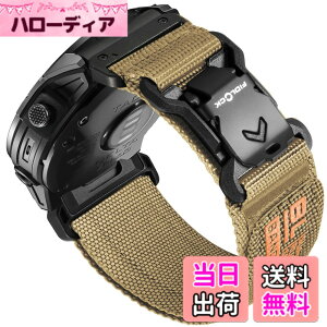 �y���������z[Bandletic]�K�[�~�� �x���g-26mm Fidlock���C�o�b�N�� �����i�C������ �y�ʁE�ʋC�E������ Fenix 8/7X/7X Pro/6X/6X Pro/Epix Pro/Instinct 2X/Quatix 3/Enduro/1/2/3/Descent Mk3i�Ή� �X�|�[�c �����p�o���h 