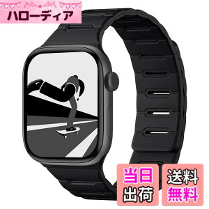 �y���������z[Bandletic]�A�b�v���E�H�b�`�p �o���h �}�O�l�b�g - Apple Watch�Ή��o���h �V���R�� ���ʒ��p �h�� 49mm/46mm/45mm/44mm/42mm Series Ultra/Ultra2/Ultra3/11/10/9/8/7/6/SE/5�Ή� �y�� �_�炩�� �ȒP�� �F