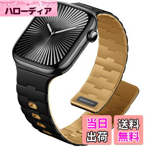 �y���������z[Bandletic] �A�b�v���E�H�b�`�p �o���h - N54���΃o���h �}�O�l�b�g���V���R�� �j�����p �X�|�[�c�p �y�� Series11/10/9/Ultra3/SE3/8/7/6/5/4/3/1�p �F�F�u���b�N/�J�[�L�A�T�C�Y�F44/45/46/49/42m