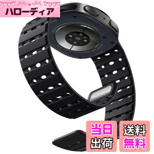 �y���������z[Bandletic] Galaxy watch 8 �o���h - �}�O�l�b�g�� �V���R���o���h Watch 8 44mm 40mm/ Watch 8 Classic 46mm �ɑΉ� N52���� �ʋC�� �ϊ� �h�� �y�� �j�����p �����p�o���h �F�F�u���b�N