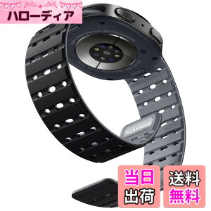 �y���������z[Bandletic] Galaxy watch 8 �o���h - �}�O�l�b�g�� �V���R���o���h Watch 8 44mm 40mm/ Watch 8 Classic 46mm �ɑΉ� N52���� �ʋC�� �ϊ� �h�� �y�� �j�����p �����p�o���h �F�F�u���b�N/�O���[