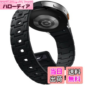 �y���������z[Bandletic] Galaxy Watch 7 �o���h -N52���͎��Γ��� �ʋC�� �y�� �V���R�� �X�|�[�c�o���h Galaxy Watch 7/6/5/4/Classic/5 Pro 40mm/42mm/43mm/44mm/46mm/47mm �Ή� �����Y ���f�B�[�X �F�F�u���b�N