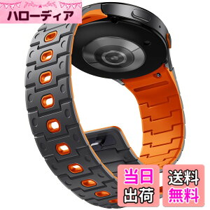�y���������z[Bandletic] Galaxy Watch 7 �o���h -N52���͎��Γ��� �ʋC�� �y�� �V���R�� �X�|�[�c�o���h Galaxy Watch 7/6/5/4/Classic/5 Pro 40mm/42mm/43mm/44mm/46mm/47mm �Ή� �����Y ���f�B�[�X �F�F�O���[/�I�����W