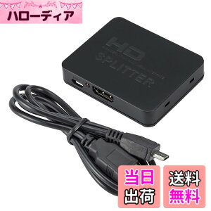 �y���������zHDMI���z��4 Kx 2 K HDMI���z��1����2�o��3 D�A�t��HD�A1080 P�AHDCP 1.4�݊�HDMI�f���A���P�[�u�������o�͑I������2��̃f�B�X�v���CXBOX/PS 5/HDTV/DVD�Đ����u�t��USB�d���P�[�u�� �F�F�u��