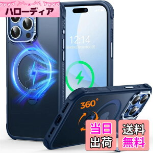 �y���������ziPhone 12/13/14/15/16 ���^ �P�[�X 360�x��]�X�^���h �F�F�u���[�A�T�C�Y�FiPhone 16 Pro