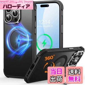 �y���������ziPhone 12/13/14/15/16 ���^ �P�[�X 360�x��]�X�^���h �F�F�u���b�N�A�T�C�Y�FiPhone 14 Pro Max